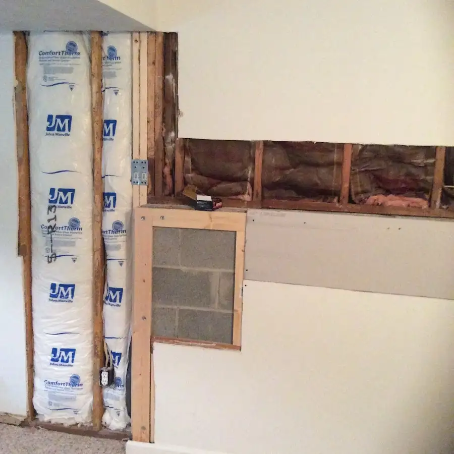 Wall insulation replacement during Odor Removal & Deodorization in Lehigh Acres